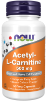 Л-Карнитин Ацетил NOW Acetyl-L-Carnitine 500 mg 50 капсул