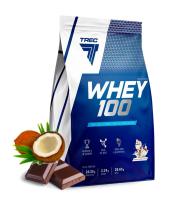 Протеин сывороточный Trec Nutrition Whey 100 900 г Шоколад-кокос 
