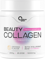 картинка Коллаген Optimum System Beauty Wellness Collagen 200 г Апельсин