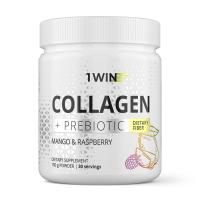Коллаген с пребиотиками 1WIN Collagen+Prebiotic 180 г Манго-Малина