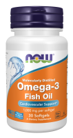 Витамины Омега-3 Now Omega-3 1000 mg 100 софтгель