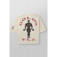 Майка бежевая с рукавом GOLDS YLA XXL