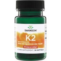 Витамин К2 Swanson Natural Vitamin K2 50 mcg 30 софтгель
