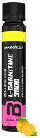 Л-карнитин жидкий в ампулах BiotechUSA L-Carnitine 3000 25 мл Апельсин