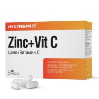 Витаминно-минеральный комплекс Цинк и Витамин С Cybermass Zinс+ Vit C 290 мг 60 капсул