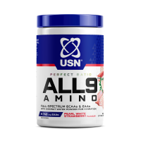 Аминокислота USN All 9 Amino 330 г Жемчужно-белая клубника