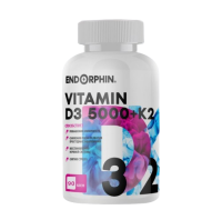 картинка Витамины ENDORPHIN Vitamin D3 5000 + К2 90 капсул