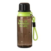 картинка Бутылка с крышкой 600 мл Прозрачно-зеленая