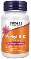 картинка Витамин Б 12 Метилкобаламин Now Methyl Vitamin B-12 (Methylcobalamin) 1000 mcg 100 пастилок
