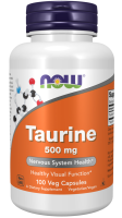 Аминокислота Таурин NOW Taurine 500 мг 100 капсул
