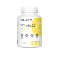 Витамин Д3 ULTRASUPPS Vitamin D3 2000 МЕ 180 капсул