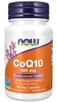картинка Коэнзим Q10 NOW Coenzyme Q10 100 мг 30 капсул