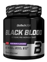 картинка Предтренировочный комплекс BiotechUSA Black Blood CAF+ 300 г Синий виноград