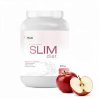 Белковый коктейль для похудения FitMax Slim Diet 975 г Яблоко