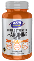 картинка Аминокислота Л-Аргинин NOW L-Arginine 1000 mg 60 таблеток