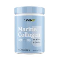 картинка Коллаген морской 1WIN Marine Collagen 180 г Вкус Голубая лагуна