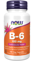 Витамин В 6 NOW B-6 100 mg 100 капсул