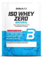 Изолят сывороточного протеина BiotechUSA ISO Whey Zero 25 г Клубника