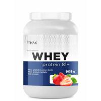 Протеин сывороточный FitMax Whey Protein 81+ 908 г Клубника