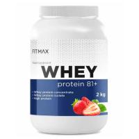 Протеин сывороточный FitMax Whey Protein 81+ 2000 г Клубника