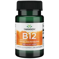 Витамин В12 Метилкобаламин SWANSON Vitamin B-12 500 mcg 30 капсул