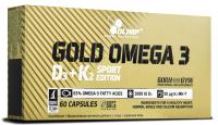 Витамины Olimp Gold Omega 3 D3+K2 Sport Edition, 60 капс