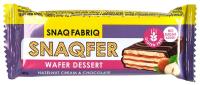 Батончик вафельный глазированный со вкусом Фундучный крем и бельгийский шоколад SNAQ FABRIQ 45 г (2)