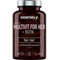 Витаминно-минеральный комплекс для женщин Essensey Multivit For Her+Biotin 90 капсул
