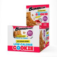 Протеиновое неглазированное печенье Bombbar Protein cookie 40 г Малиновый чизкейк