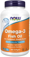 Омега 3 Now Omega-3 1000 mg 180 софтгель