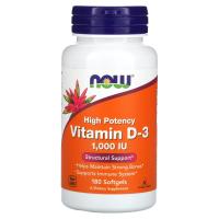 NOW Vitamin D-3 1000 ME 180 caps