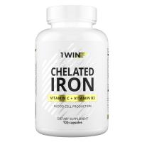 картинка Минерал Железо Хелат 1WIN Iron Chelated 60 капсул