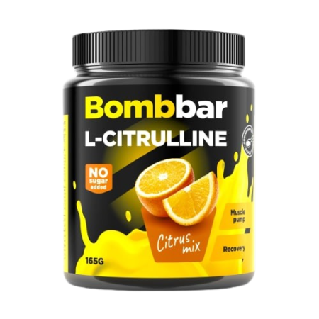 Аминокислота Л-Цитруллин Bombbar L-Citrulline 165 г Цитрусовый микс