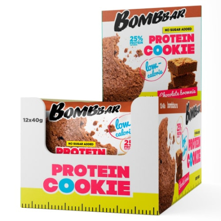 Печенье неглазированное Bombbar Protein Cookie Шоколадный брауни 60 г