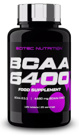 БЦАА Scitec Nutrition BCAA 6400 125 таблеток